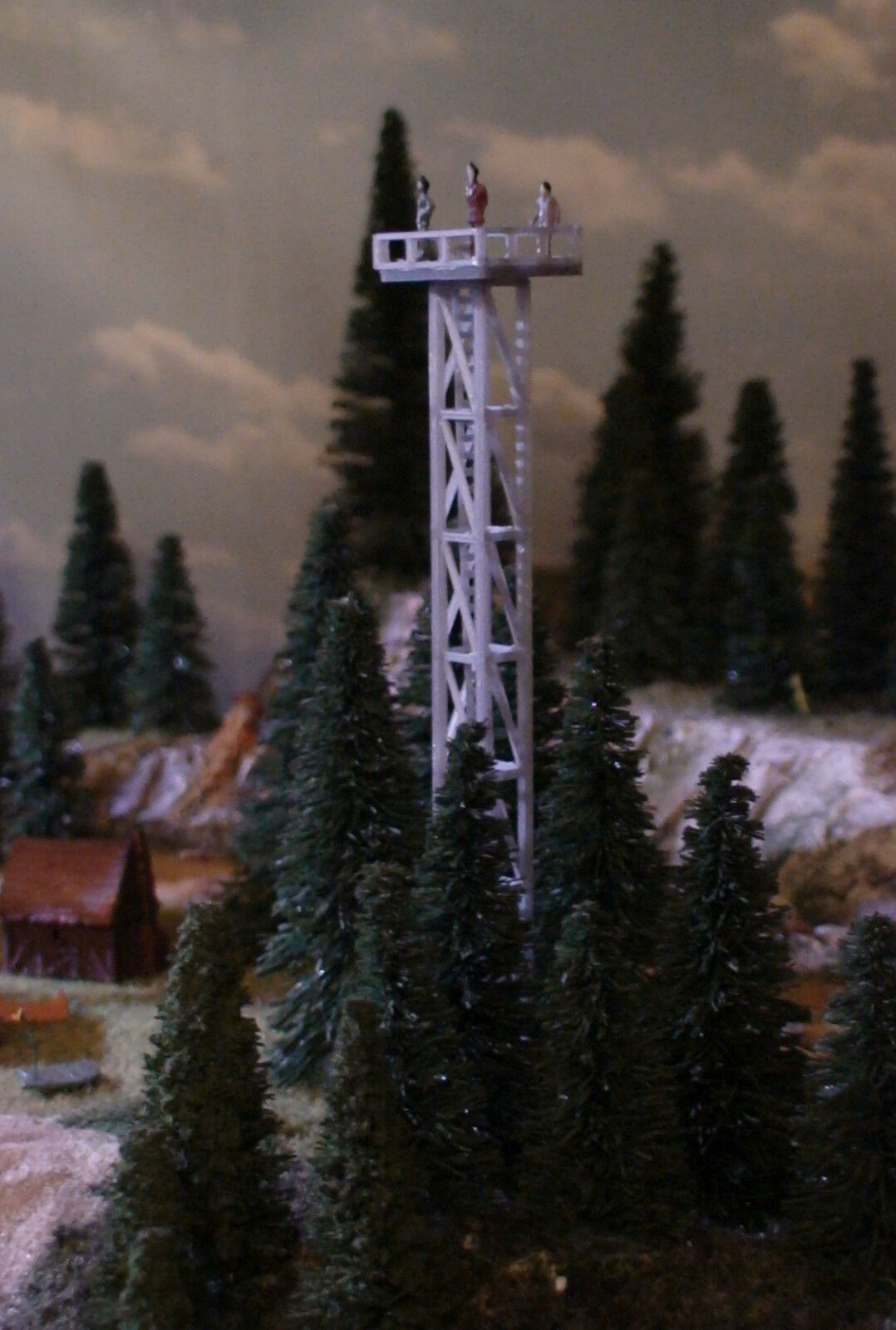 Spur Z moderner Aussichtsturm | Aussichtsplattform | Aussichtspunkt |Bausatz