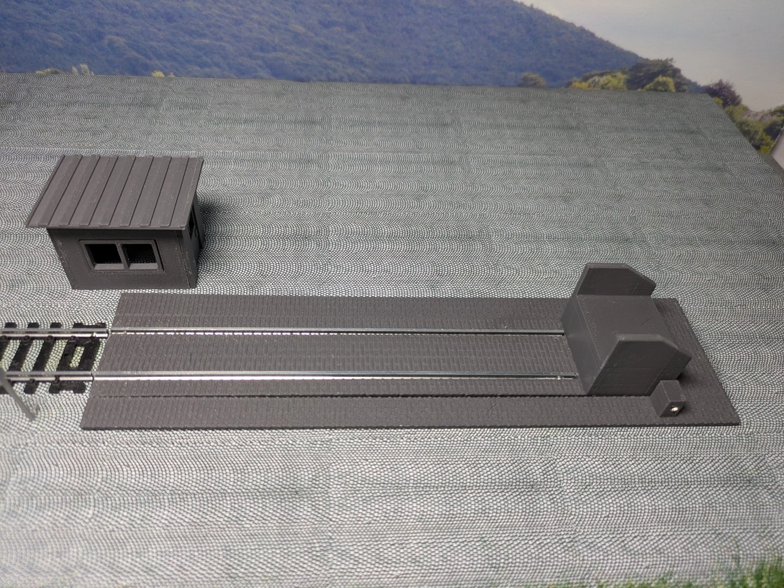 Waggonkippanlage mit Servoantrieb Bausatz Spur H0 1:87