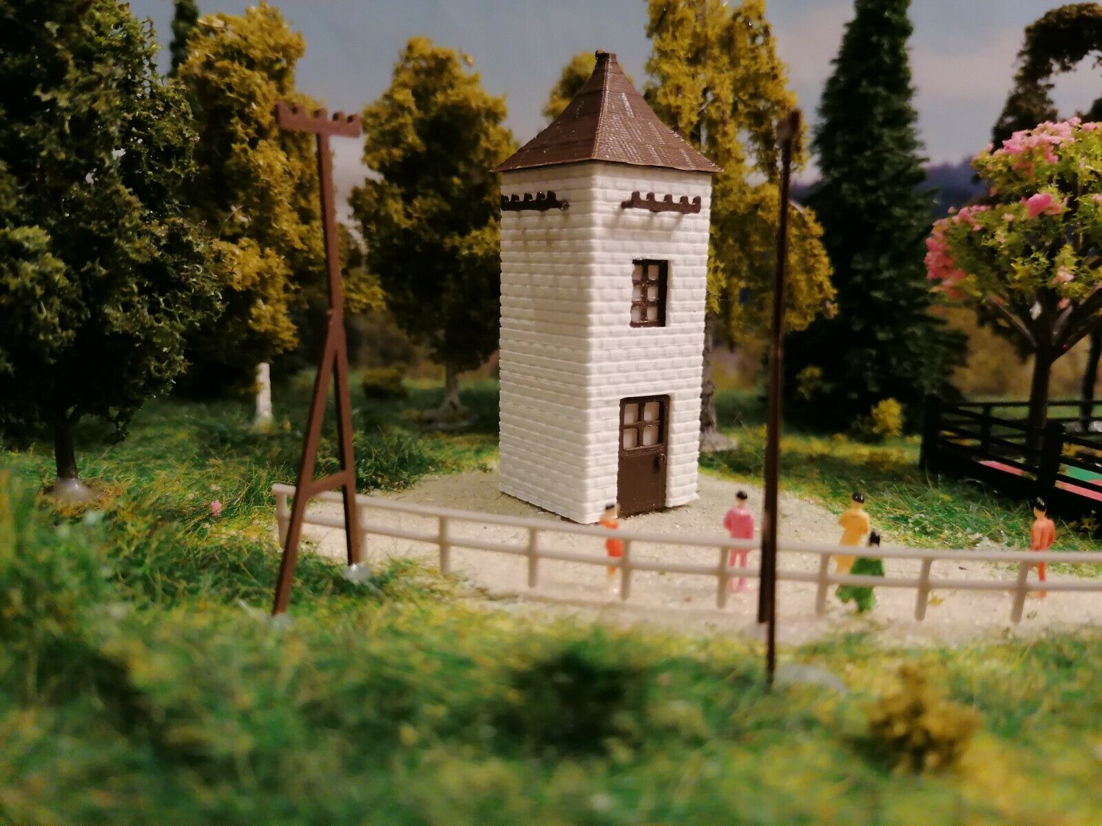 Trafohaus Fertigmodell | Umspannstation | Trafohäuschen Kalksandstein | Spur N