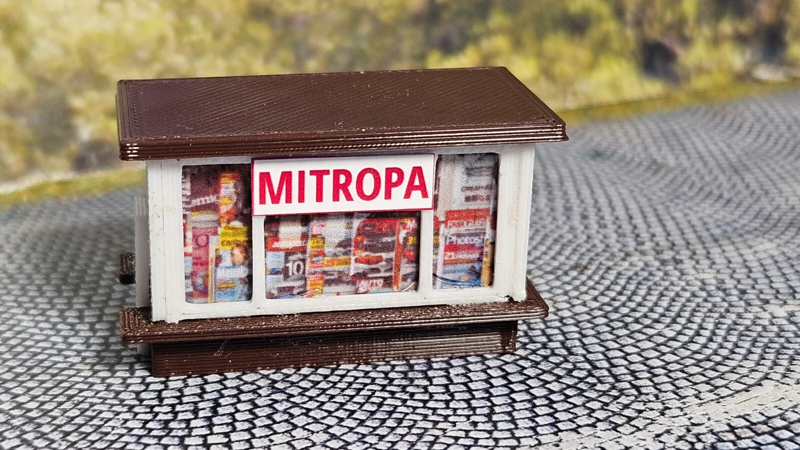 Imbiss Kiosk | Bausatz | Spur N 1: 160 | 2 Stück