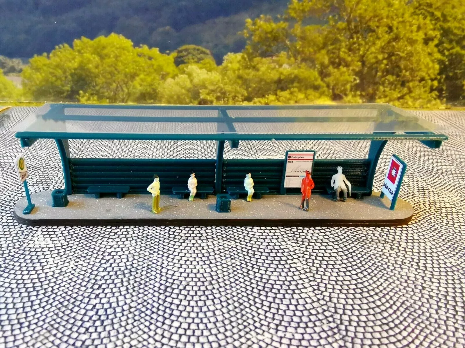 Busbahnhof | Spur N | Haltestelle Bausatz