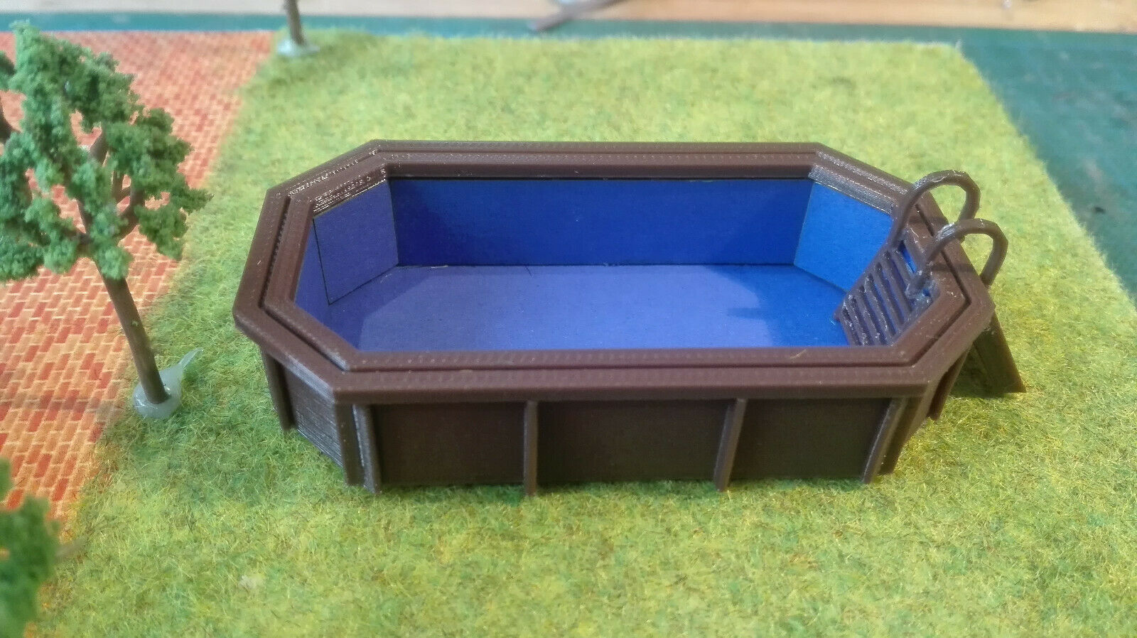 Spur HO | Aufstellpool | Swimmingpool | Pool | Schwimmbad | Bausatz 1:87