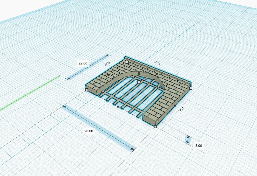 2 Kanalgitter Ablaufgitter Spur N 1:160 Wasserdurchlass