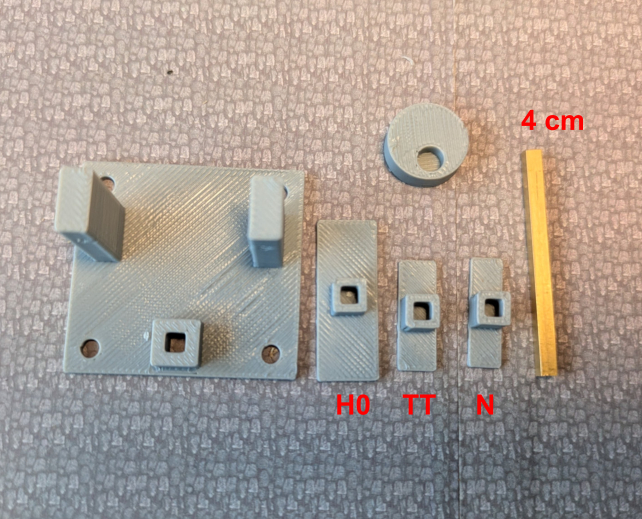Servo Entkuppler ohne Servomotor für H0 TT N - 1:87 1:120 1:160