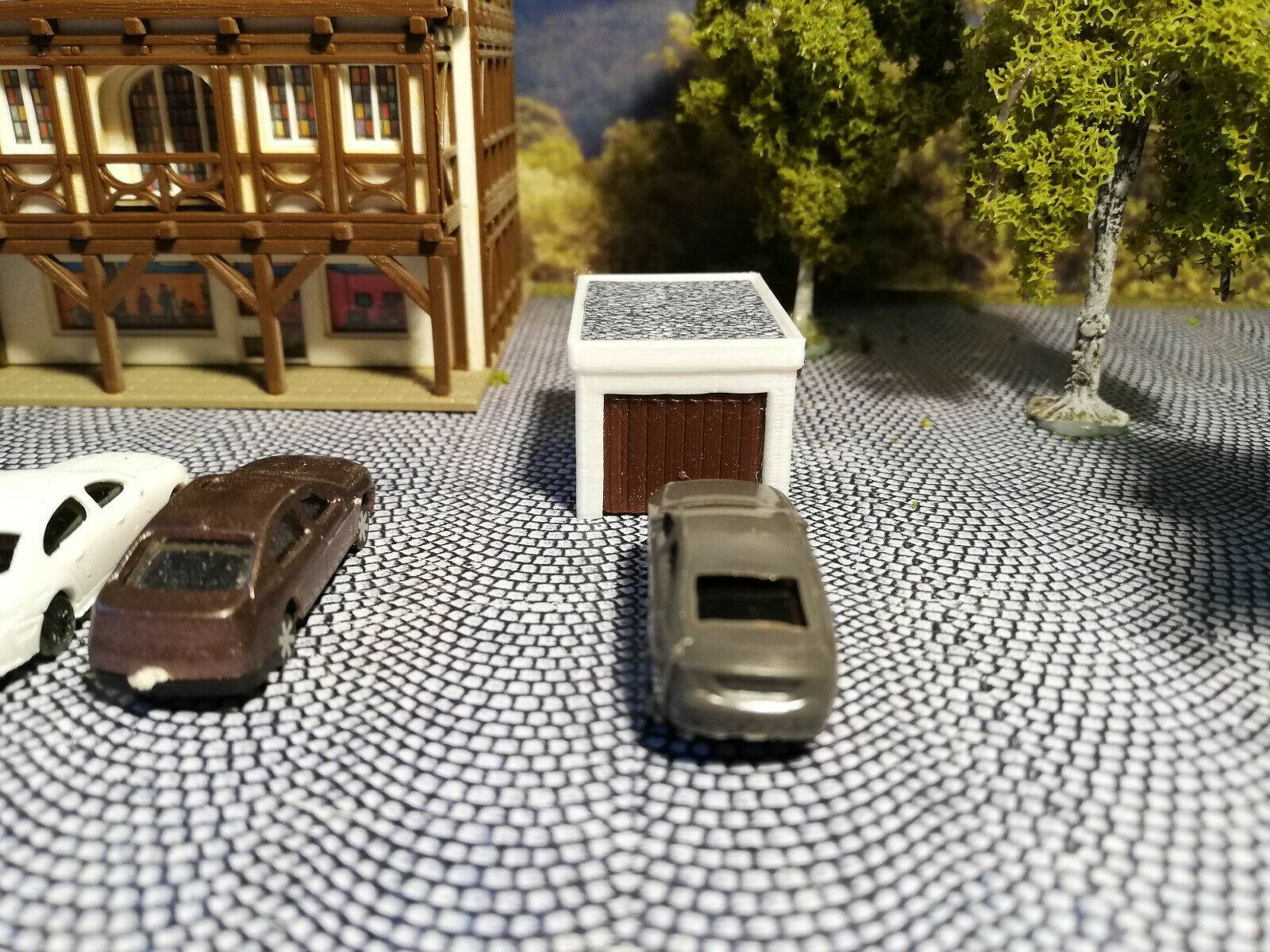 Fertiggarage | Spur N 1:160 | Fertigmodell