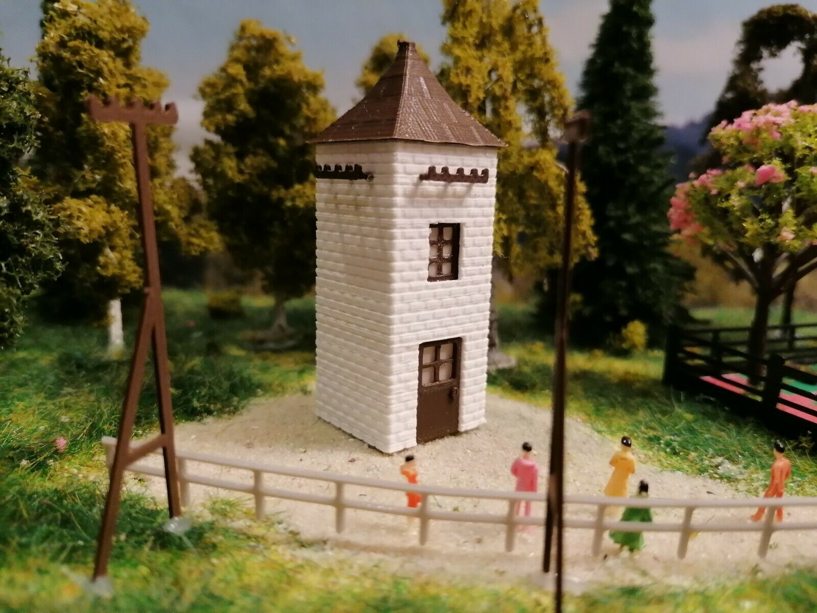 Trafohaus Fertigmodell | Umspannstation | Trafohäuschen Kalksandstein | Spur Z