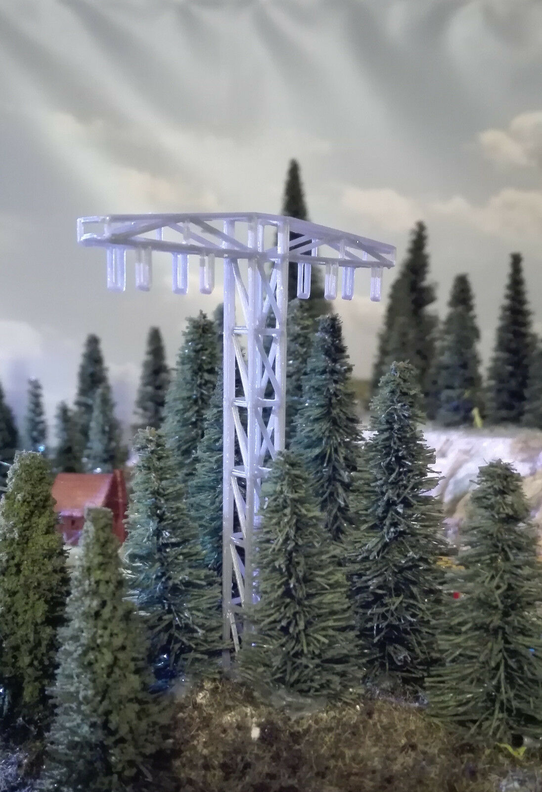 Spur N Hochspannungsmast | Freileitungsmast | Strommast |Bausatz