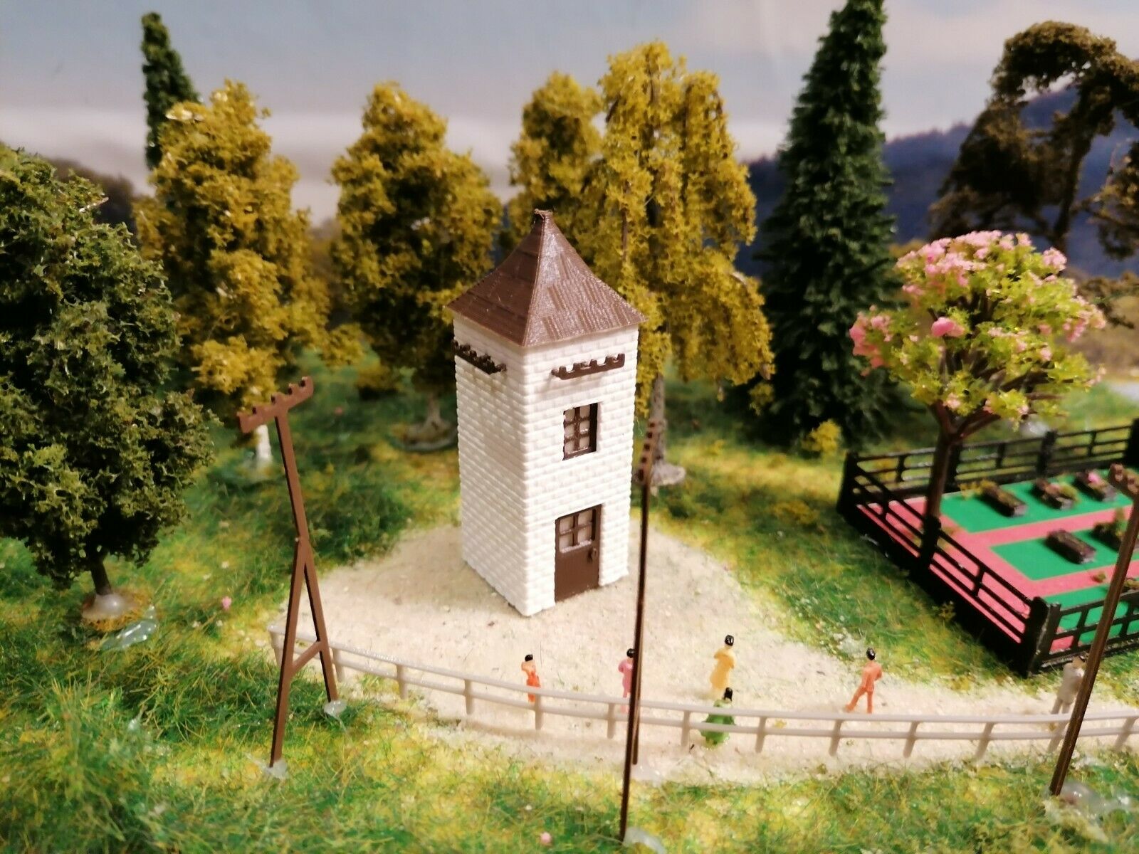Trafohaus Fertigmodell | Umspannstation | Trafohäuschen Kalksandstein | Spur N